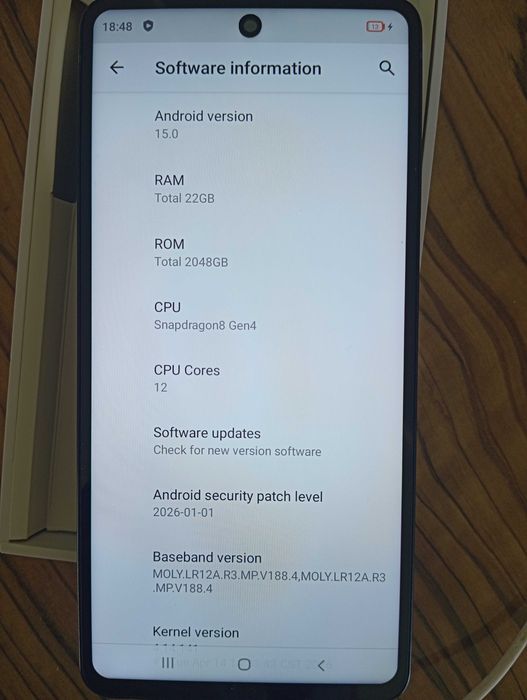 Smartphone 5G, 22GB +2T mais smartwatch
