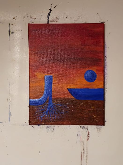 Obraz akrylowy 30x40 cm. "Przestrzeń"