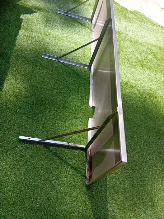 Prateleiras inox restauração