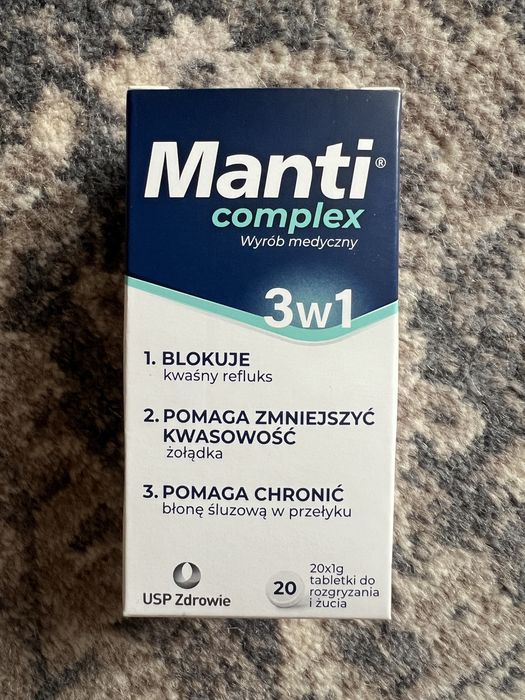 Manti complex 3 w 1 zgaga niestrawność ból zoladka