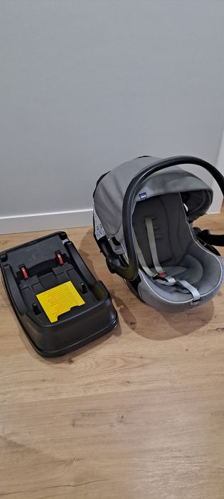 Trio Chicco Active 3–Carrinho, alcofa e ovo, Preto e cinza