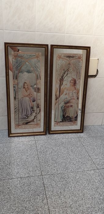 Diversos quadros e espelho64409180210050124