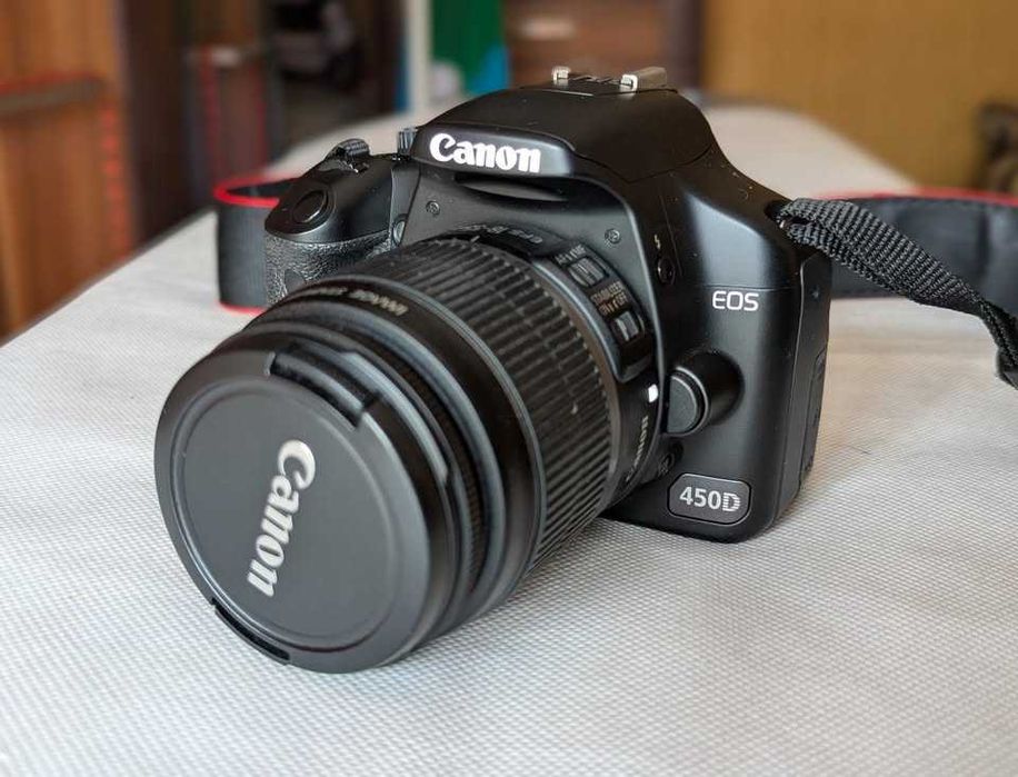 Aparat Canon EOS 450D + obiektyw 18-55 IS | Przebieg 3666 zdjęć! Stan jak nowy, komplet