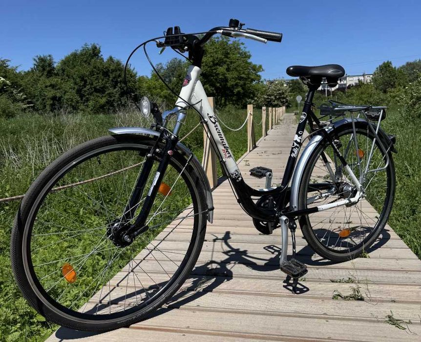 Rower miejski damski Brennabor Noble 28" | SRAM S7 | Prądnica | Stan BDB