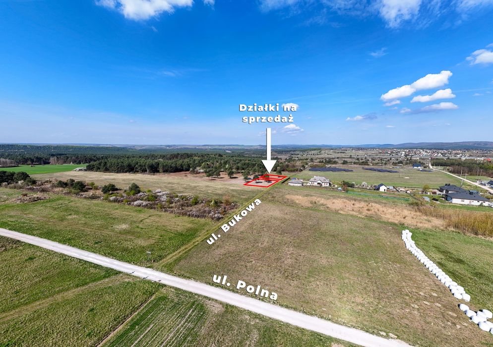 Działka budowlana\ 1071 m²\WZ\MEDIA - Widok 2