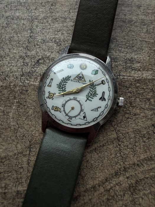 Girard Perregaux Masonic dial 34 mm bk