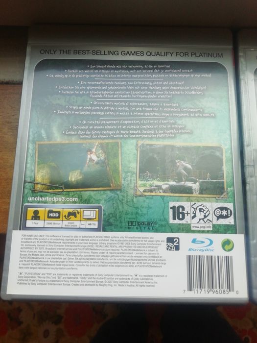 Uncharted 1, 2, 3 for PS364729612467073124
