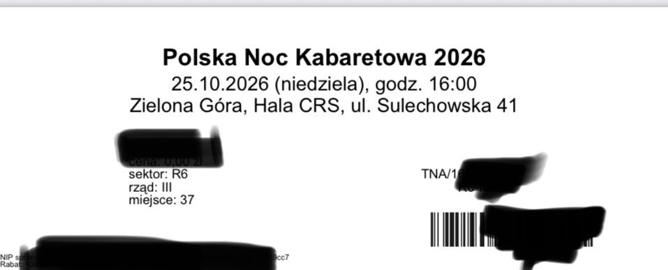 Polska Noc Kabaretowa Zielona Gora bilety