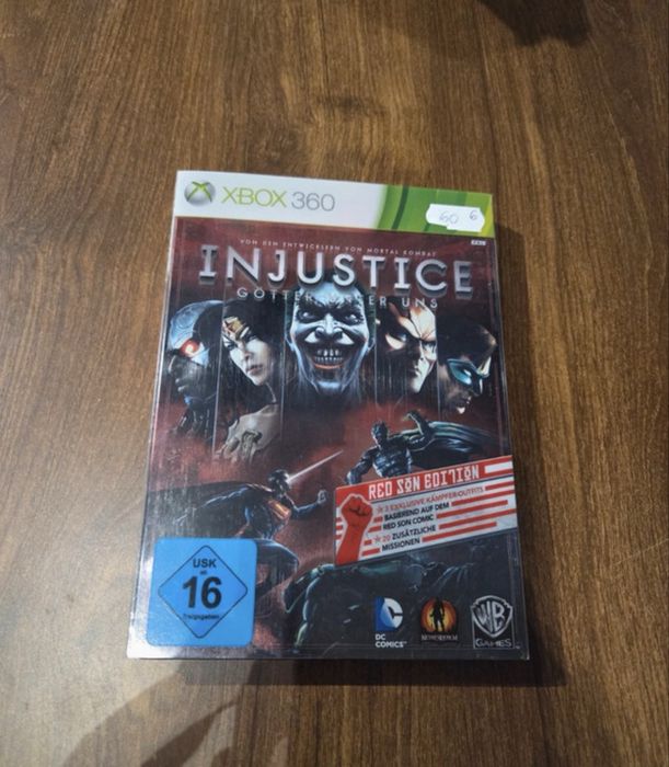 Injustice xbox 360 steelbook