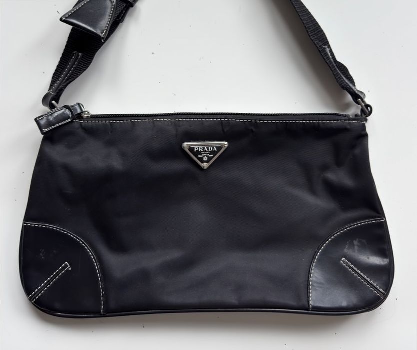 Torebka nylon prada na ramie y2k