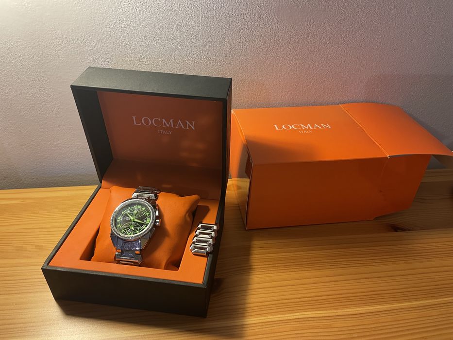 Zegarek męski Locman Cavallo Pazzo green racing audi rs rs3 pudelko