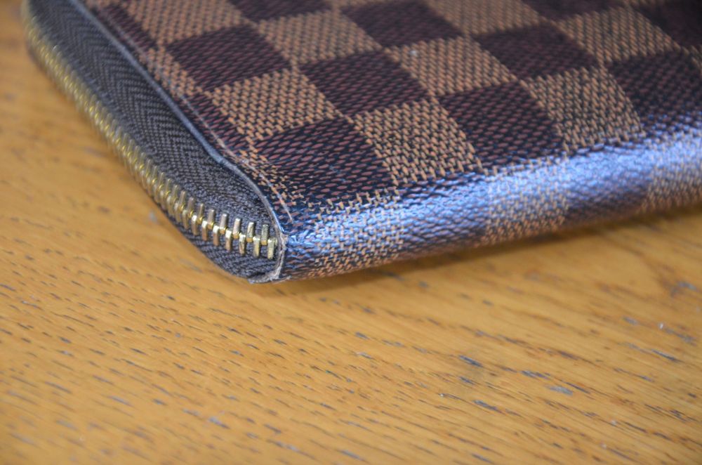 louis vuitton  portfel pung brązowy