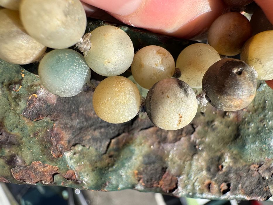 Mala de jadeíta guatemalteca feita à mão