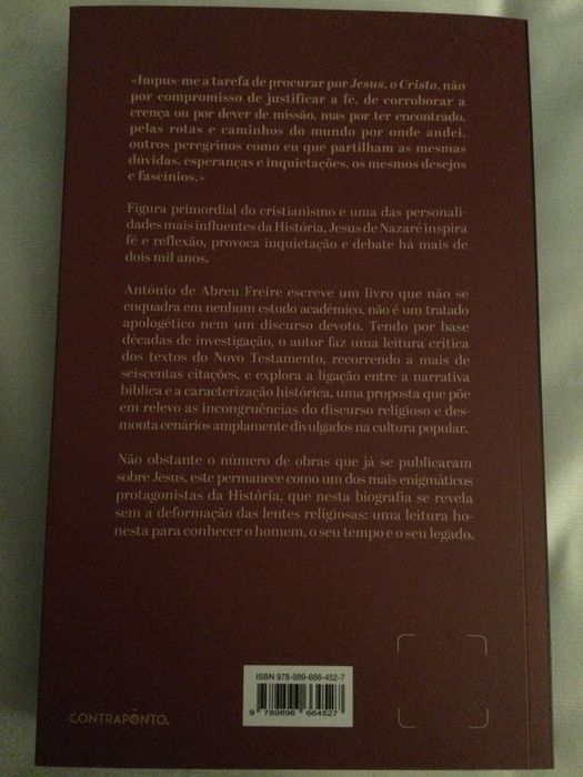 António de Abreu Freire. Jesus, O Cristo