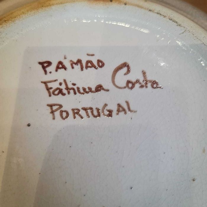 Penico Decorativo Faiança Pintada à Mão – Fátima Costa, Portugal