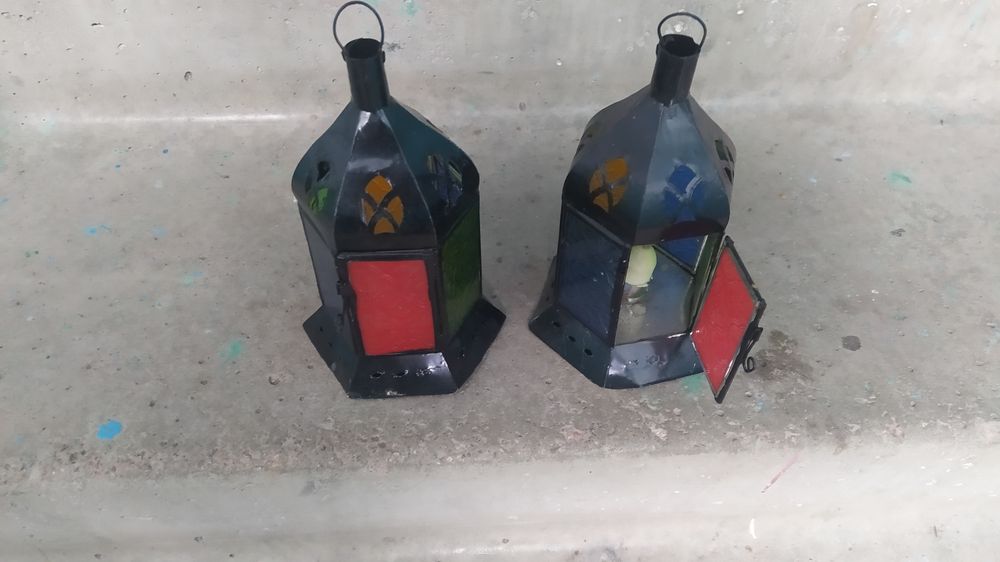 Оригинальные уличные светильники на свечах