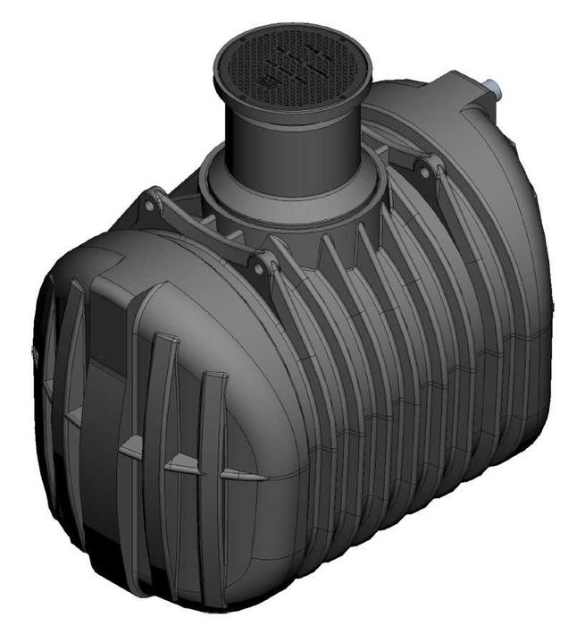 ZBIORNIK NA SZAMBO DESZCZÓWKĘ JFC - WWTH 5000 właz teleskop regulowany