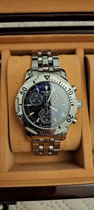 Zegarek męski Tissot chronograf szafirowe szkiełko 200 m nurek