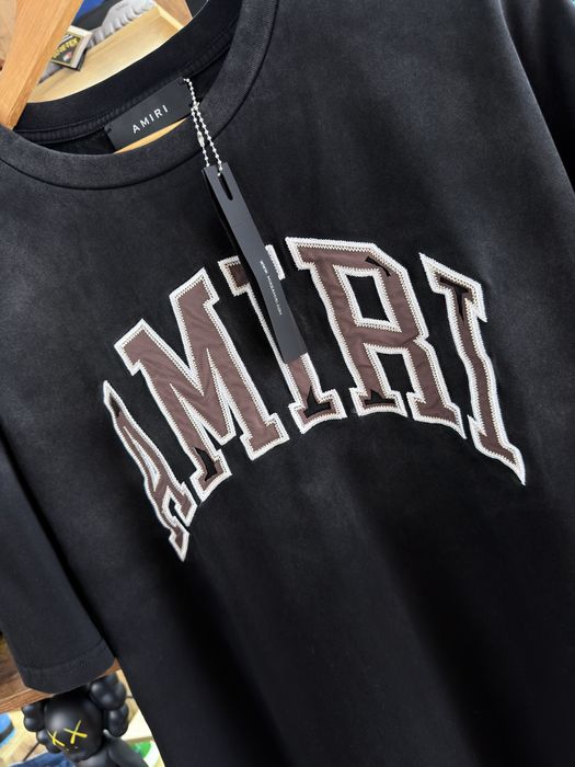 Футболка AMIRI Big Logo Faded Black / Brown
