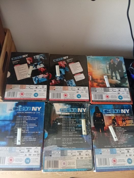 Conjunto de dvds CSI:NY selados