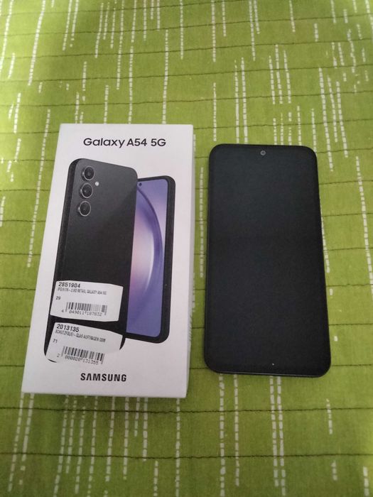 l,,Samsung Galaxy A54  5G novo em caixa mas sem carregador
