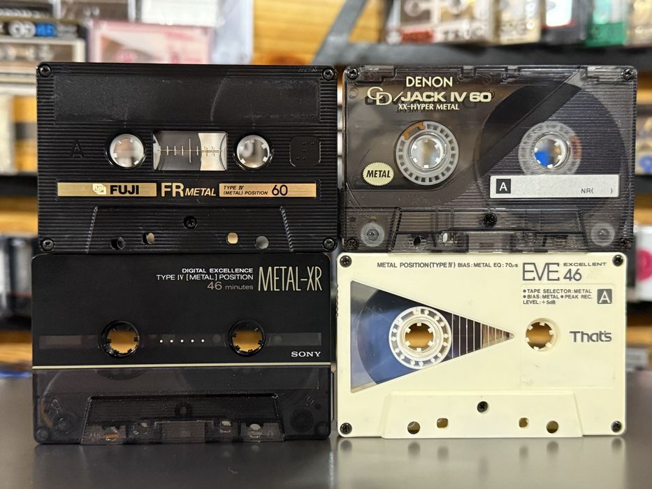 Продам лот(4шт)аудио кассет Thats+Denon+Sony+Fuji