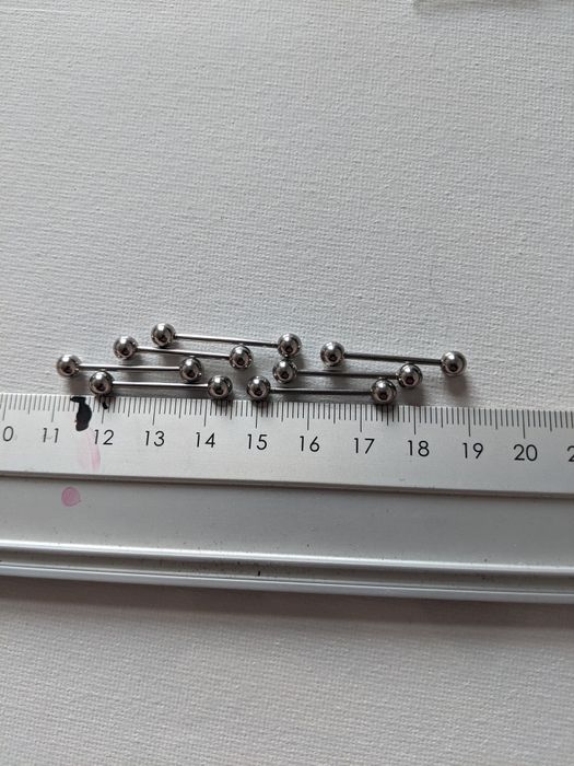 Kolczyki piercing do języka