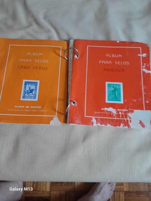 Álbuns com selos