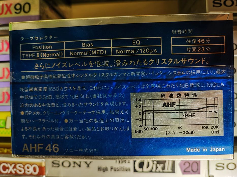 Cassette Sony AHF C46