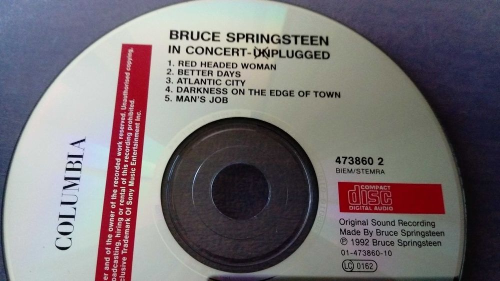 NOVO PREÇO!!!Bruce Springsteen Unplugged(como novo)