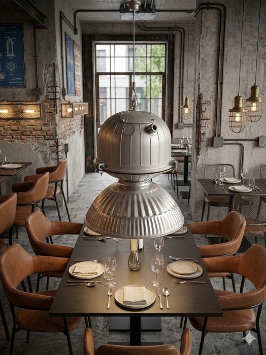 Lampa industrialna loft przemysłowa .