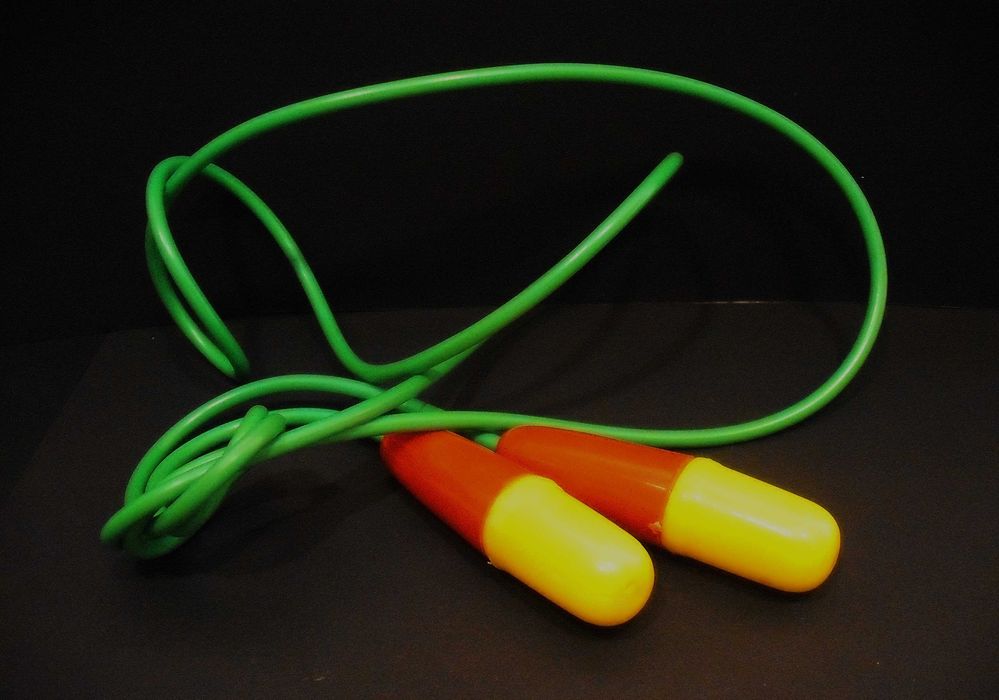 Corda de saltar antiga de fabrico Português - desconheço fabricante -