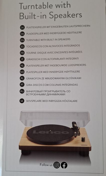 Gira-Discos LENCO LS-50 Madeira