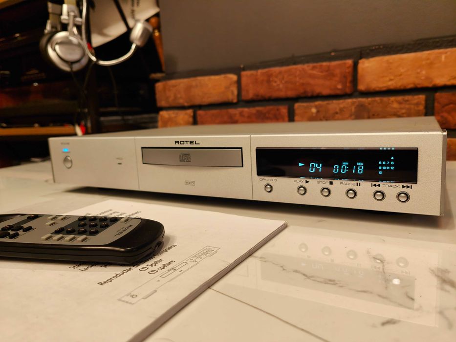 ROTEL RCD-02 ! Znakomity odtwarzacz Cd ! Pilot Instrukcja