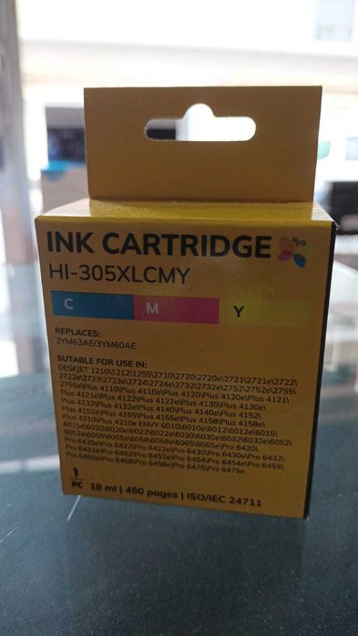 Tinteiros HP 305xl Preto ou Cores Compatível