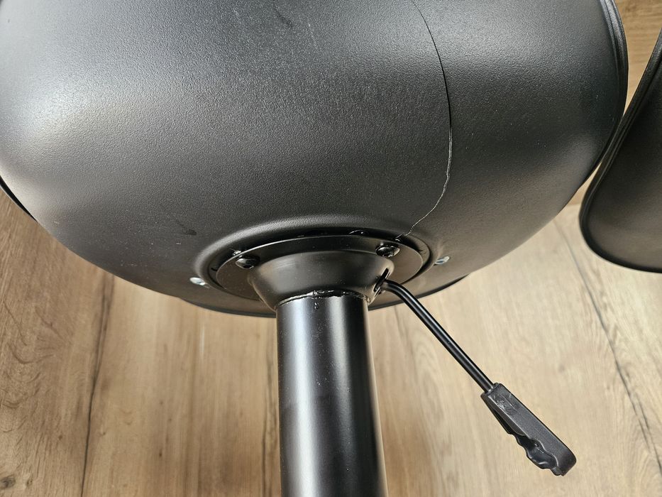 Hoker x2 stołek barowy czarny hokery podstawa