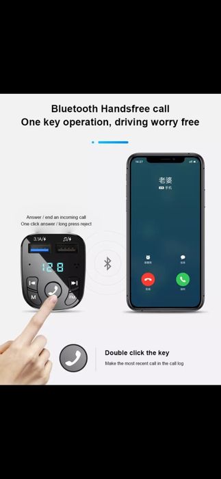 Transmissor fm Bluetooth