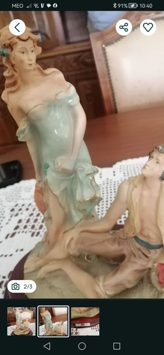 Chaleira / leiteira Eléctrica+jarra antiga viidro+Estatueta de resina 
Prato Vista Alegre Magnólia 
Ladeiro 10€
Saleiro 
165 gramas 
Base=8,5