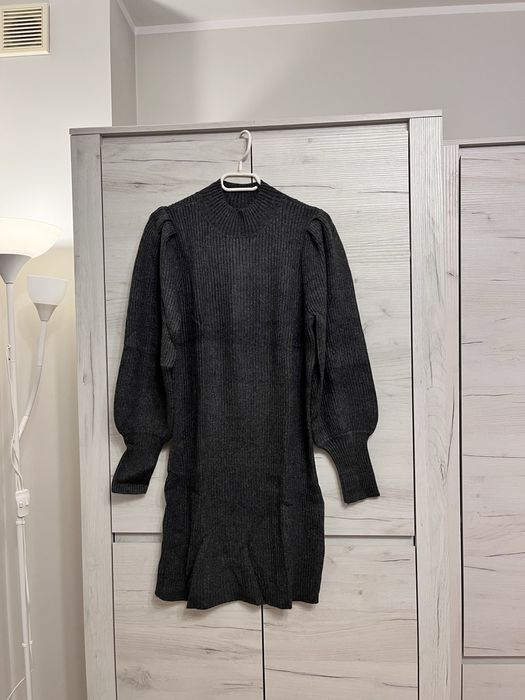 Szara sukienka sweterkowa Only XL nowa z metką