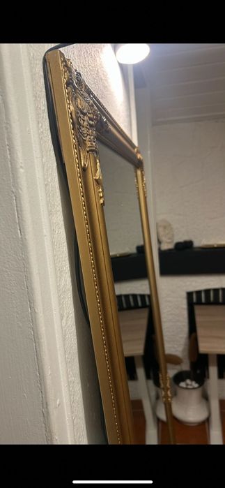 Espelho Dourado novo/ grande dimensão