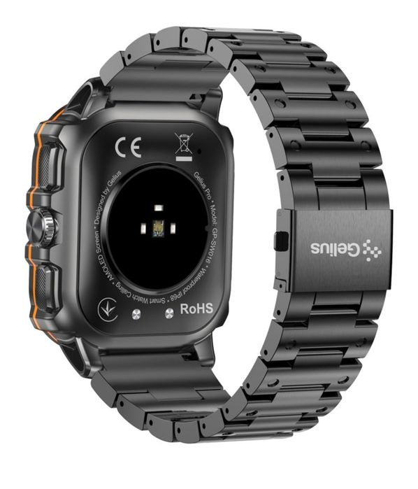 Смарт годинник Gelius Tactical Heavy (GP-SW016) Black Chrome/Silver Titan
