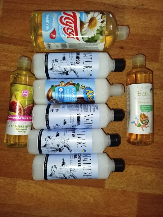 Шампунь объемом от 500 мл. до 1000 мл.