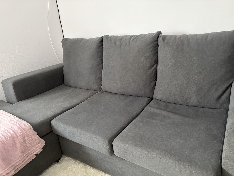 Sofa 3 lugares com chaise