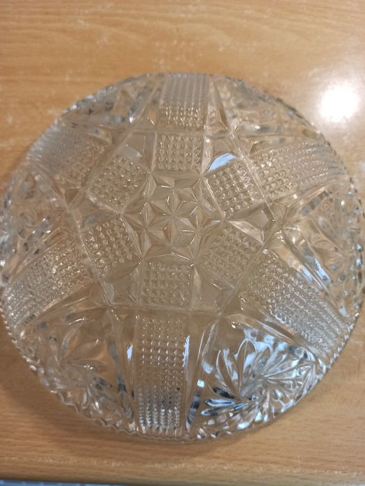 Szklaną misa PRL rozetka