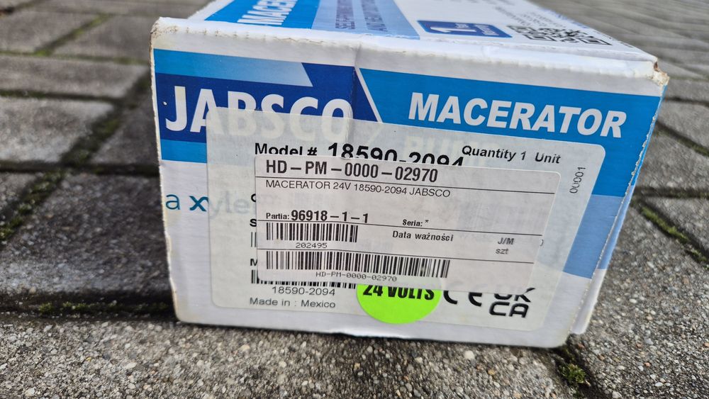 Nowa pompa maceratora, samozasysająca