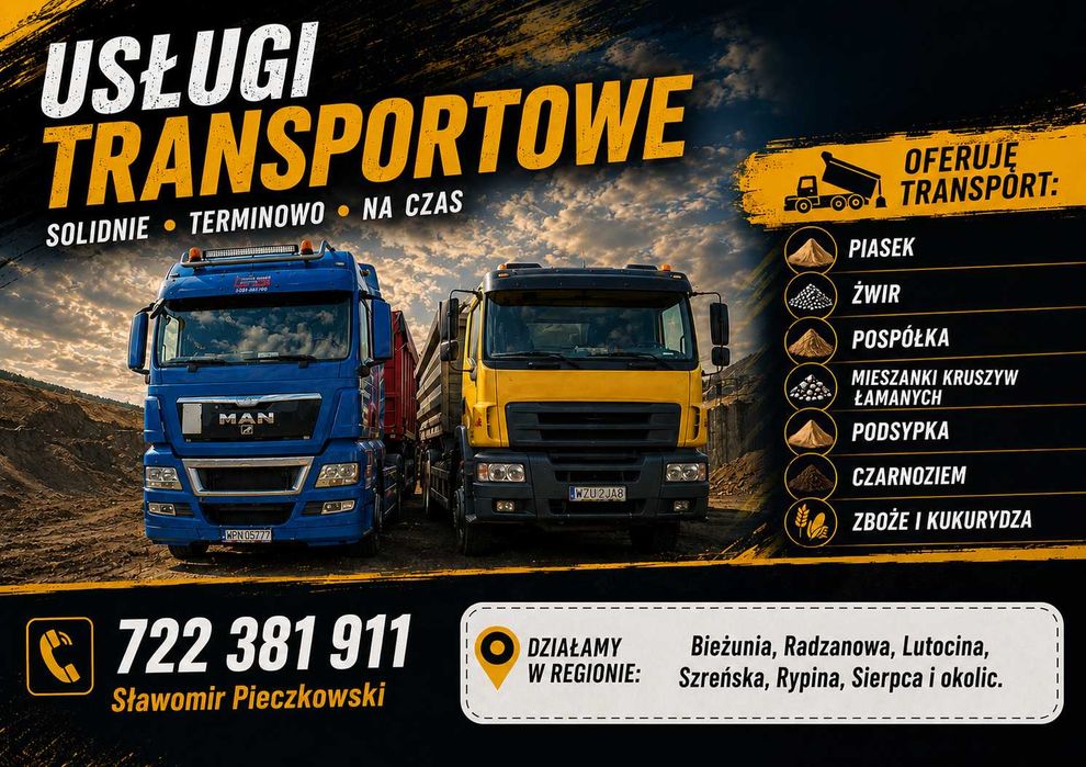 Usługi transportowe