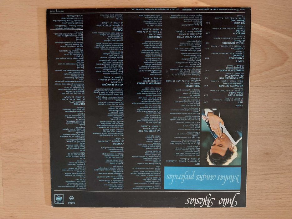 Disco Vinil - Júlio Iglesias – Minhas canções preferidas
