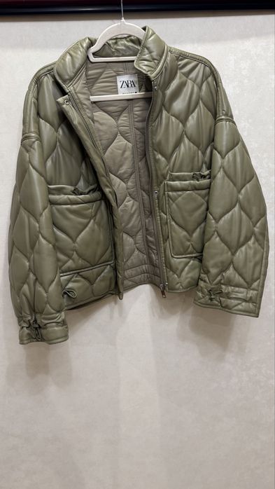 Куртка вітровка стьобана жіноча zara