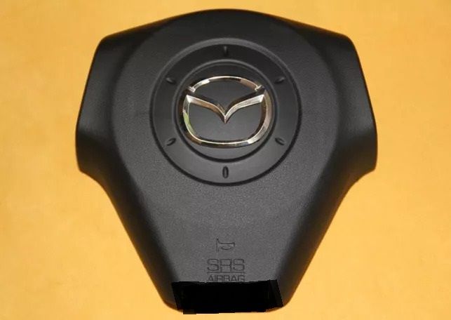 На руль эмблема значок на все модели Mazda мазда 3BK,BL,BM ,6,CX5!