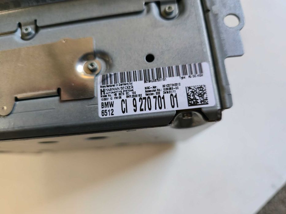 Unidade Radio Navegação BMW Serie 1 3 4 F20 F30 F31 F36